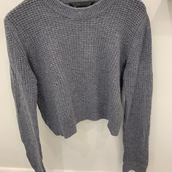 Grey knit sweater - Picture 4 of 5
